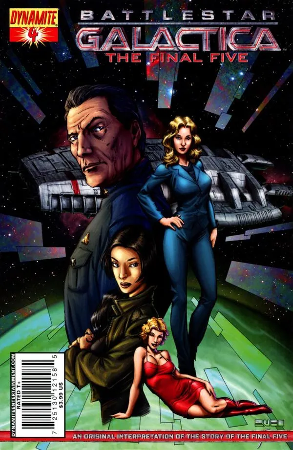 Cover of Battlestar Galactica: The Final Five #4