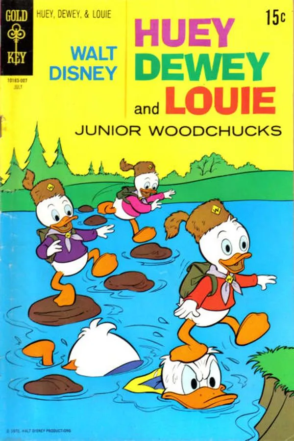 Cover of Walt Disney Huey, Dewey and Louie Junior Woodchucks #6