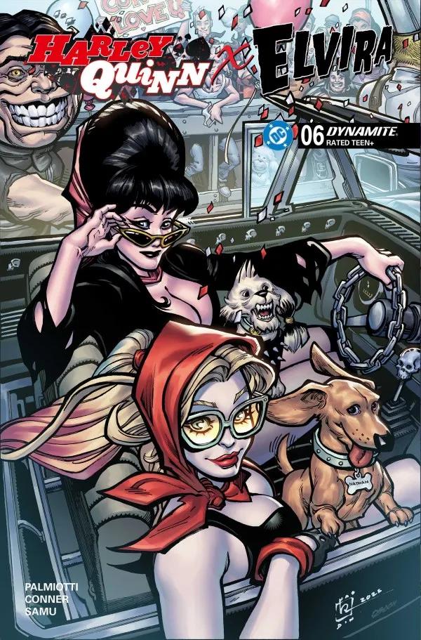 Cover of Harley Quinn x Elvira #6