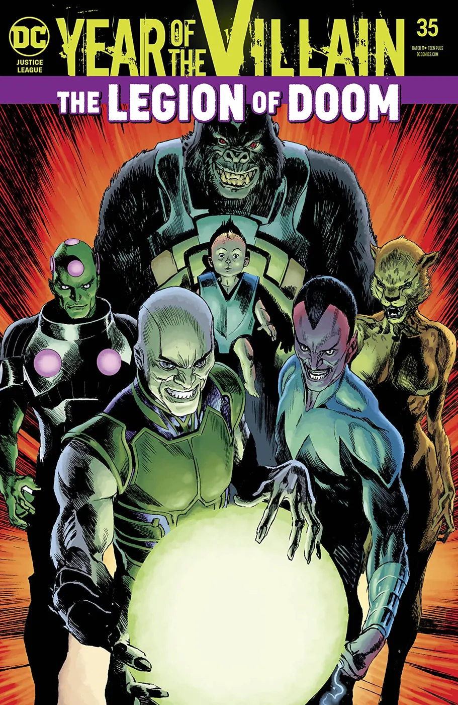 Cover of Justice League #35