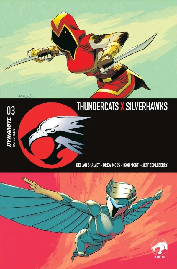Cover of ThunderCats x SilverHawks #3