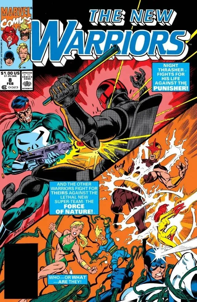 Cover of The New Warriors #8