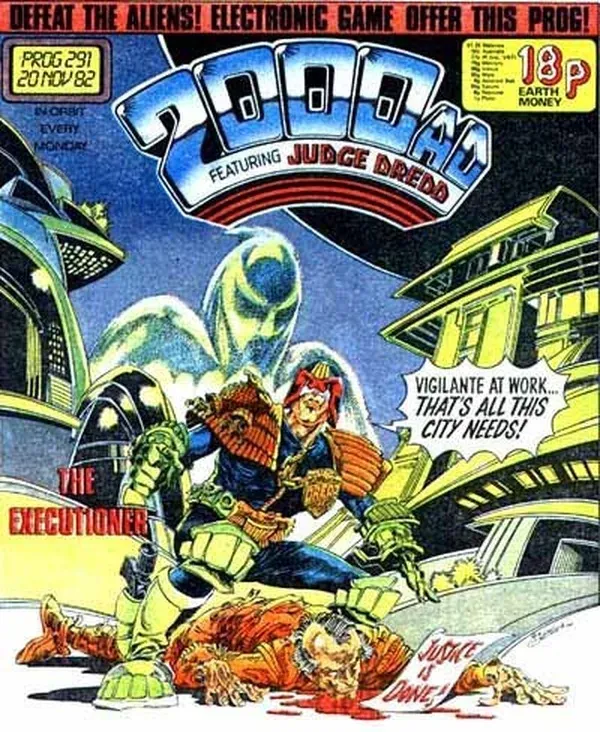Cover of 2000 AD #291
