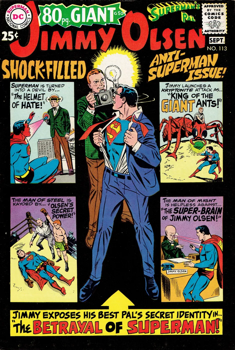 Cover of Superman's Pal, Jimmy Olsen #113