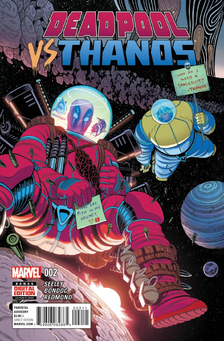 Cover of Deadpool vs Thanos #2