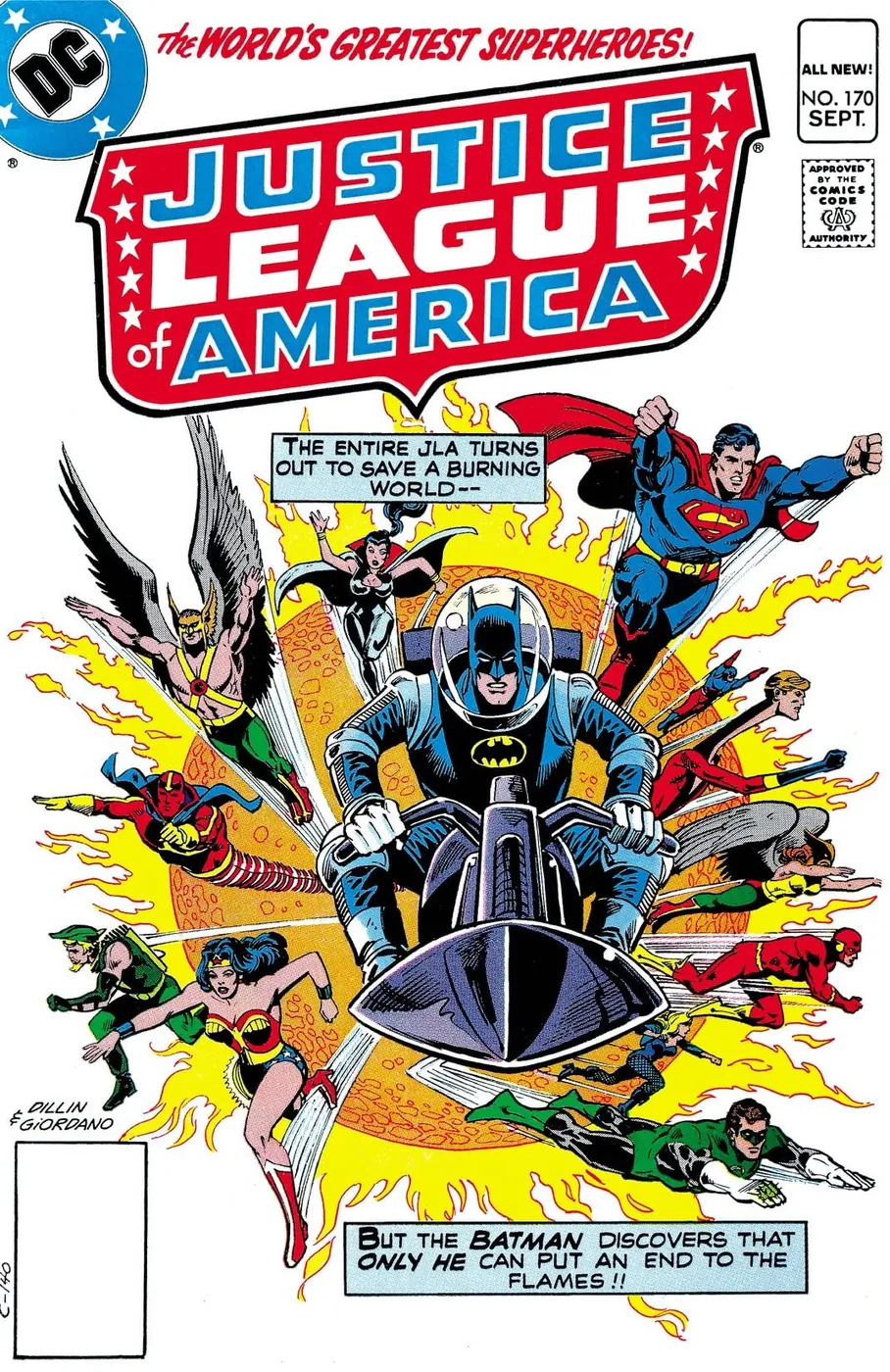 Cover of Justice League of America #170