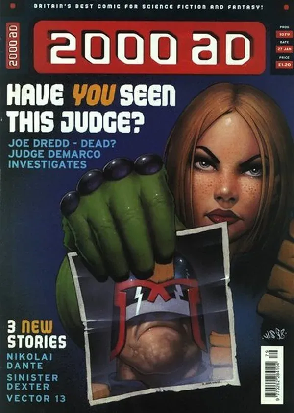 Cover of 2000 AD #1079
