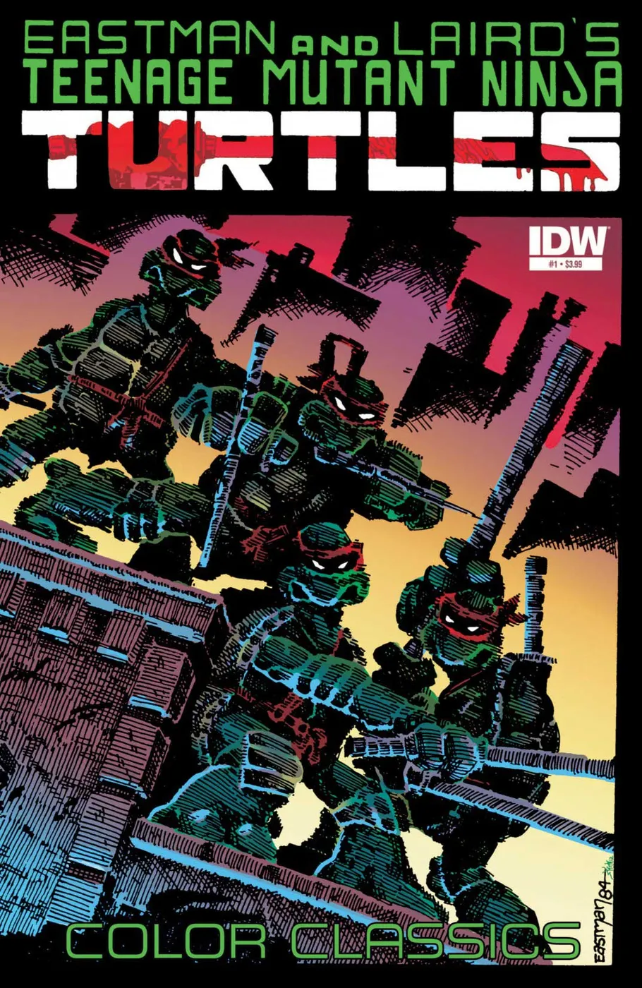 Cover of Teenage Mutant Ninja Turtles Color Classics #1