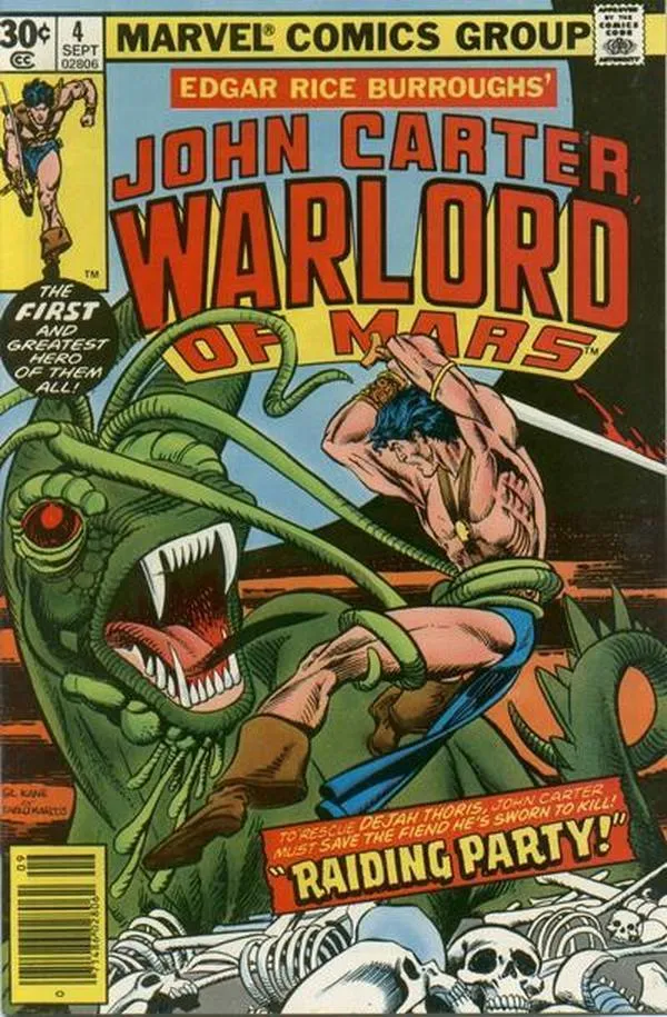 Cover of John Carter, Warlord of Mars #4