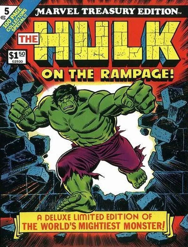Cover of Marvel Treasury Edition #5