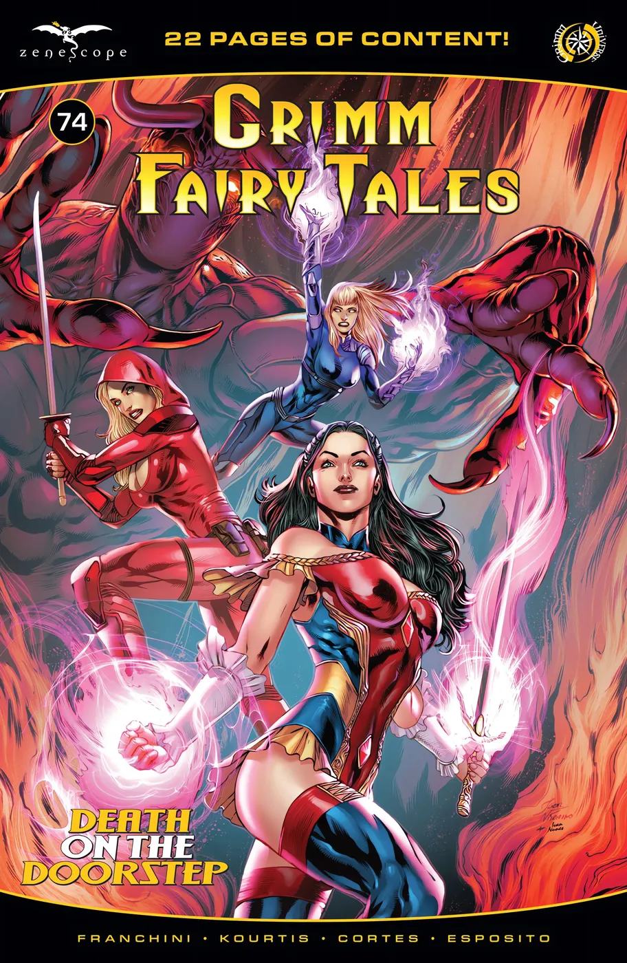 Cover of Grimm Fairy Tales #74