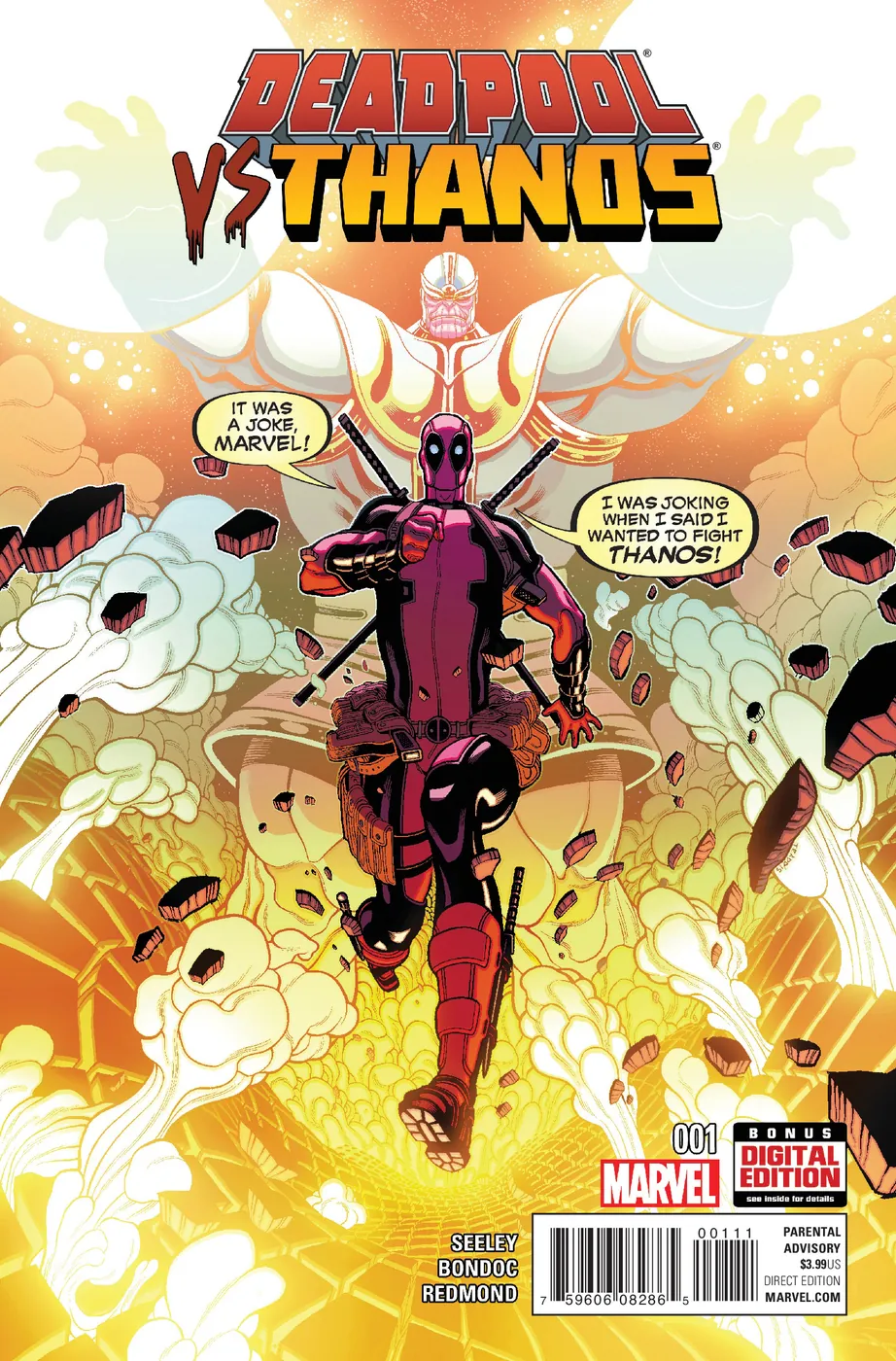 Cover of Deadpool vs Thanos #1