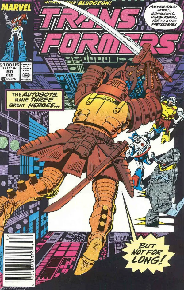 Cover of The Transformers #60