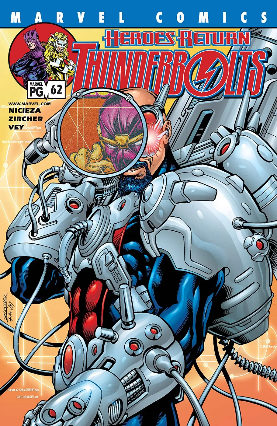 Cover of Thunderbolts #62