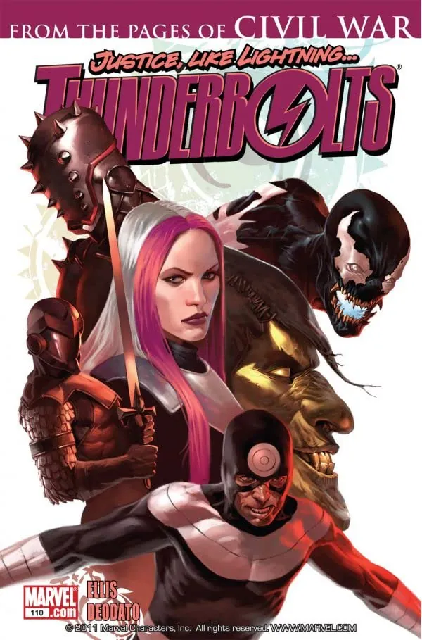 Cover of Thunderbolts #110