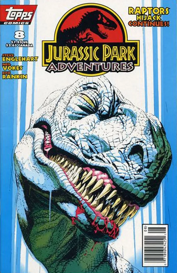 Cover of Jurassic Park Adventures #8