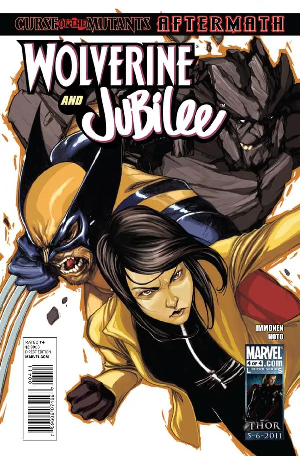 Cover of Wolverine and Jubilee #4