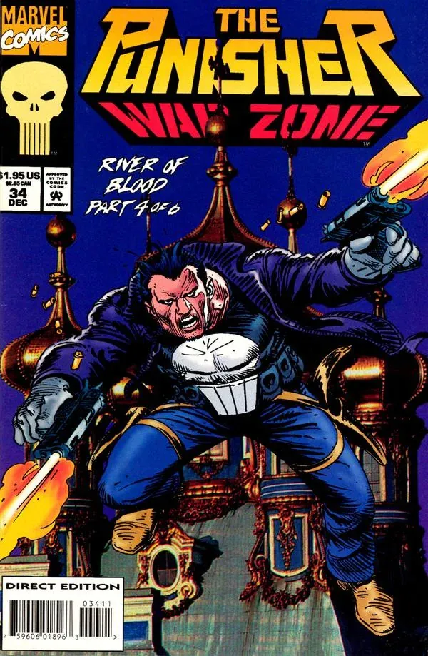 Cover of The Punisher: War Zone #34