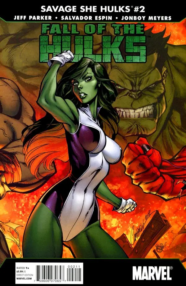 Cover of Fall of the Hulks: The Savage She-Hulks #2
