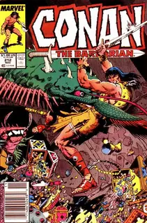 Cover of Conan the Barbarian #212