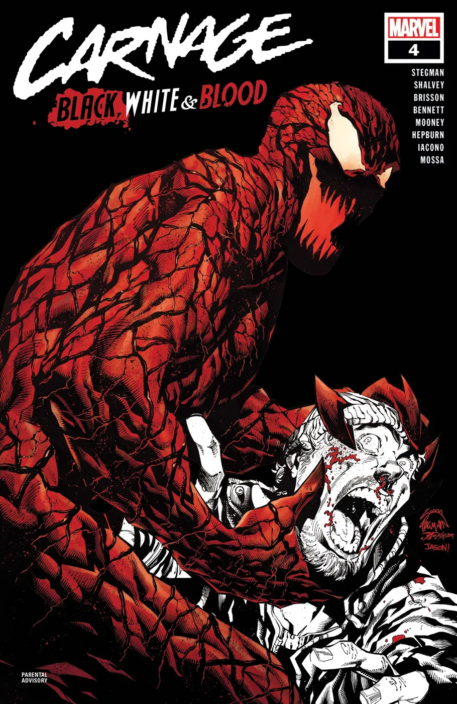 Cover of Carnage: Black, White & Blood #4