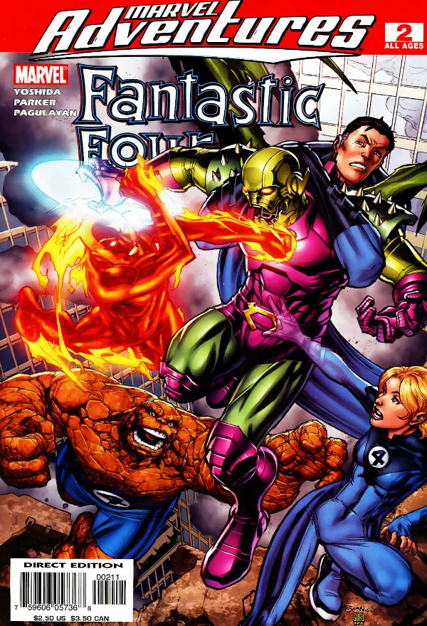 Cover of Marvel Adventures Fantastic Four #2