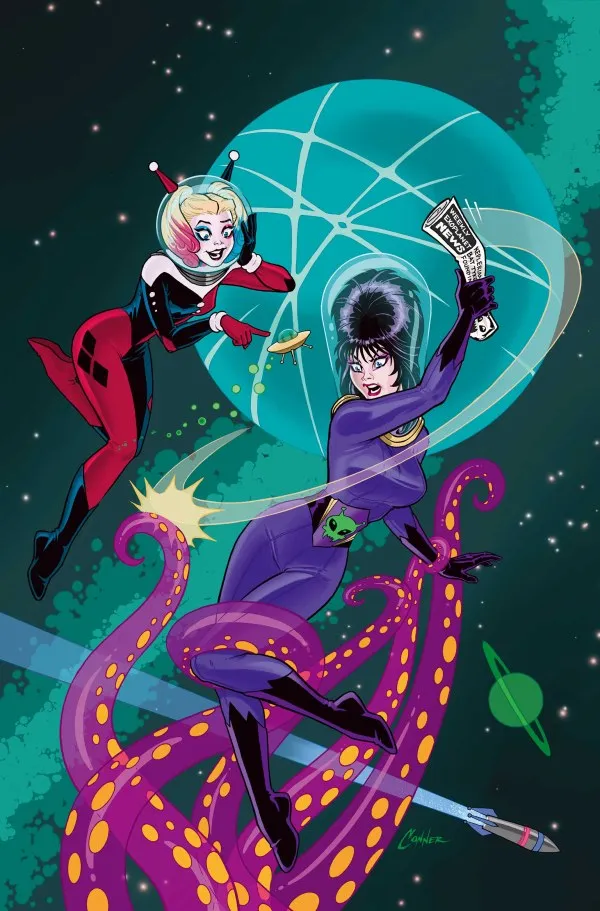 Cover of Harley Quinn x Elvira #5