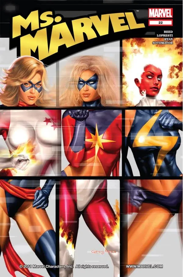 Cover of Ms. Marvel #22