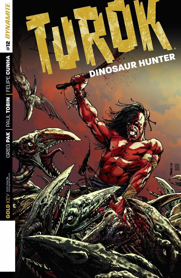 Cover of Turok: Dinosaur Hunter #12
