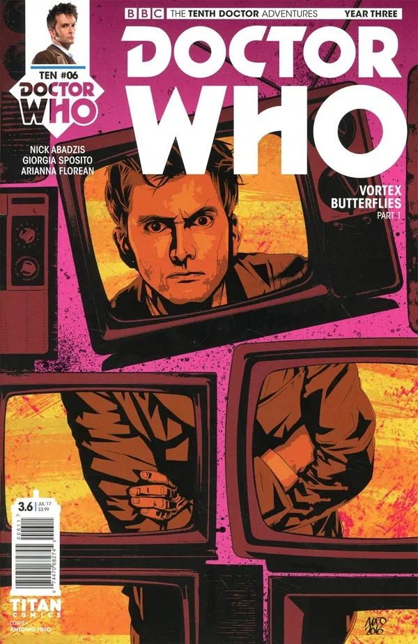 Cover of Doctor Who: The Tenth Doctor, Year Three #6