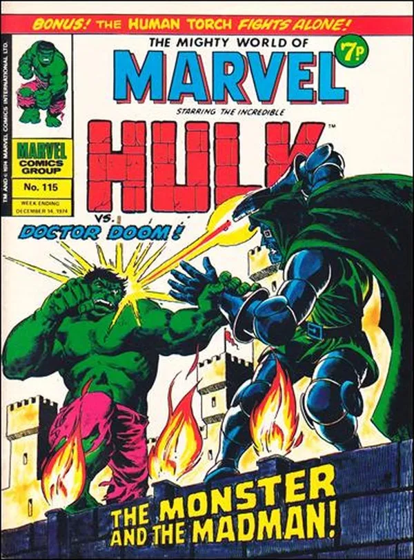 Cover of The Mighty World of Marvel #115