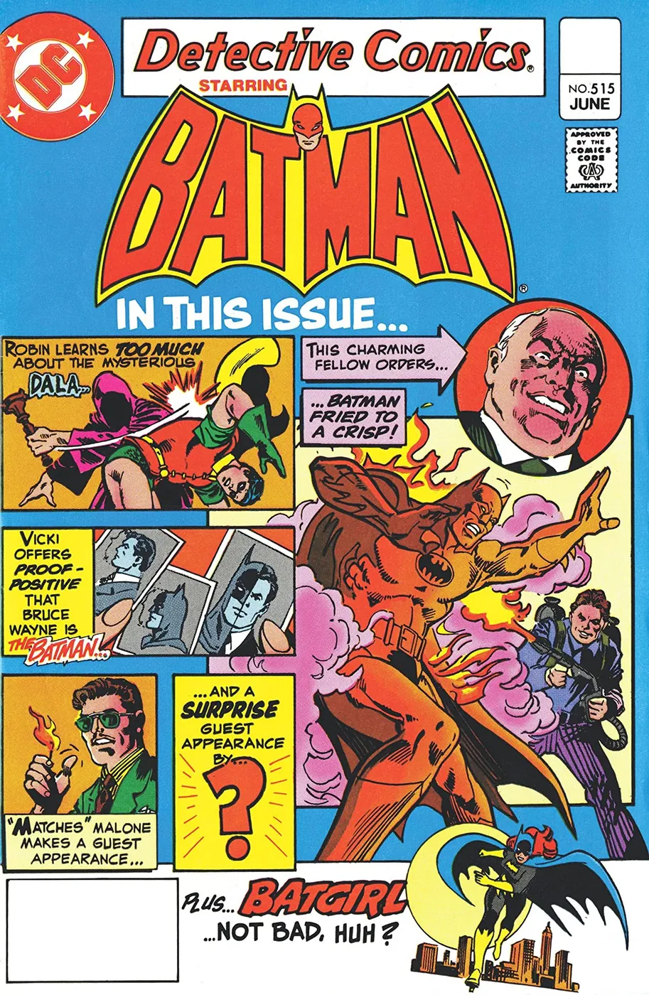 Cover of Detective Comics #515
