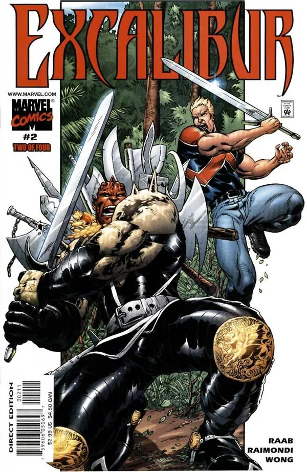 Cover of Excalibur #2