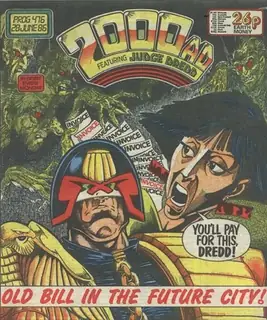 Cover of 2000 AD #476