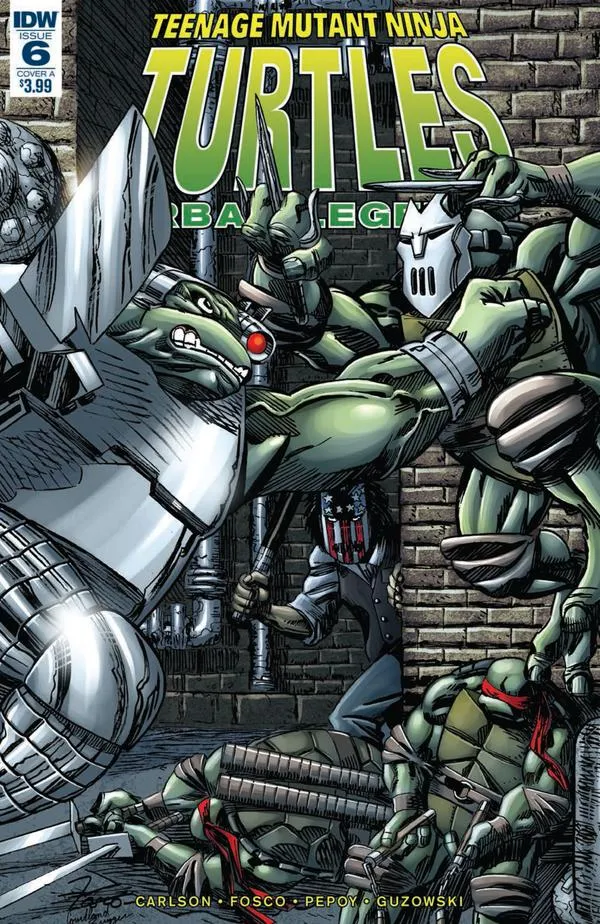 Cover of Teenage Mutant Ninja Turtles: Urban Legends #6