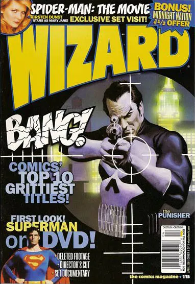 Cover of Wizard: The Comics Magazine #115