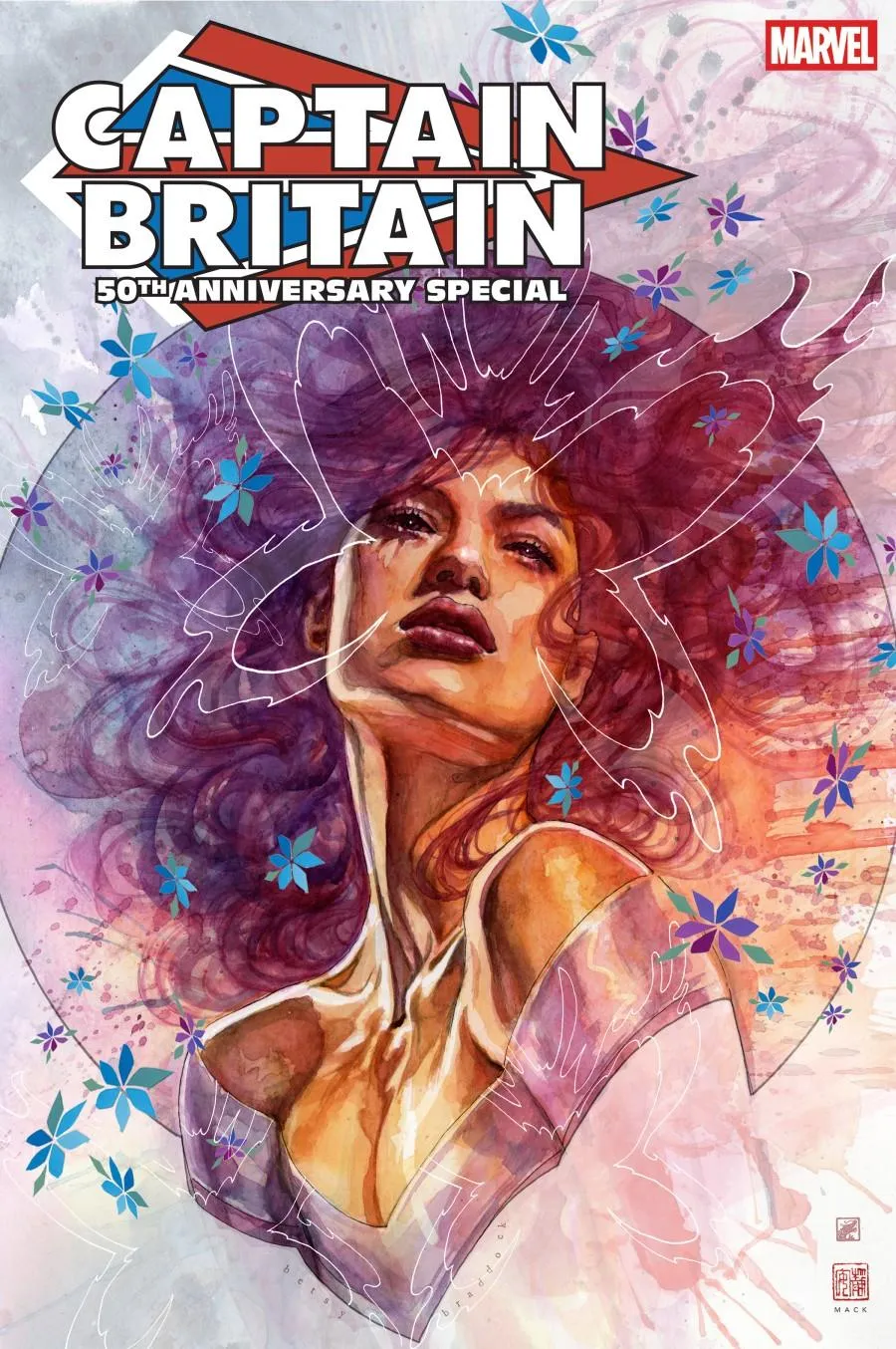 Cover of Captain Britain 50th Anniversary Special #1