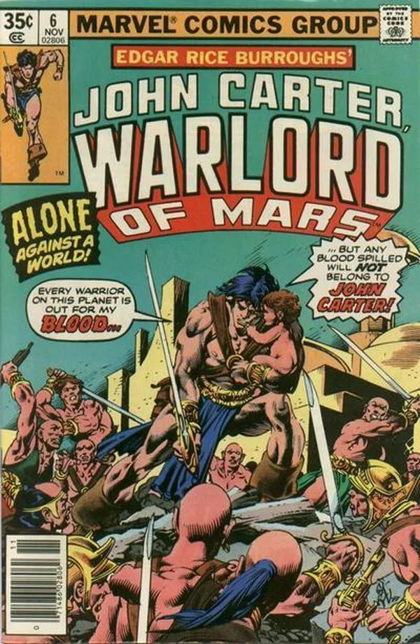 Cover of John Carter, Warlord of Mars #6