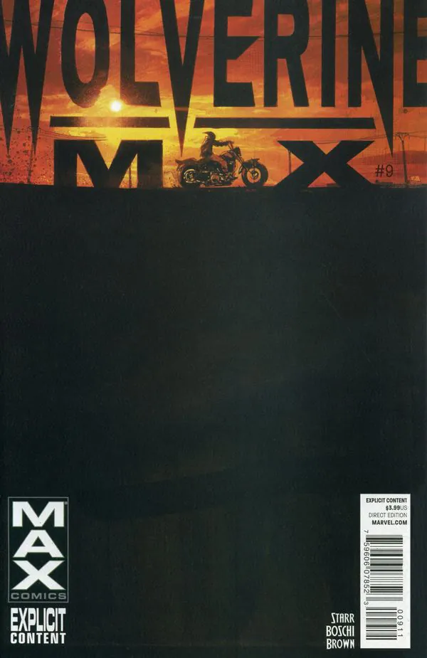 Cover of Wolverine Max #9