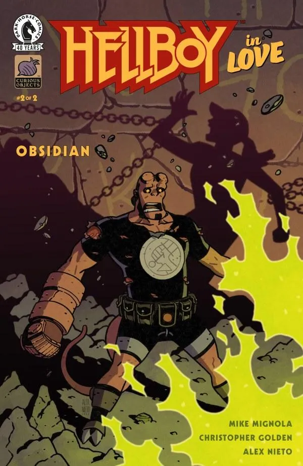 Cover of Hellboy in Love: Obsidian #2