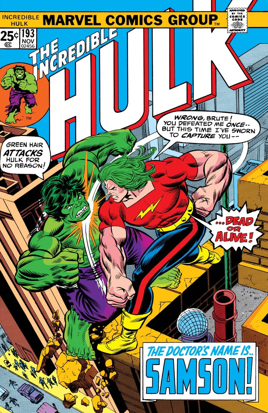 Cover of The Incredible Hulk #193