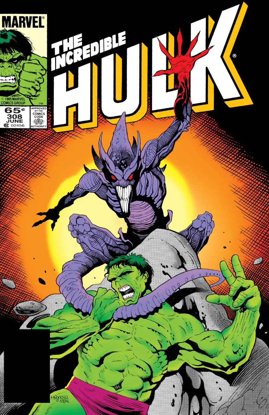 Cover of The Incredible Hulk #308