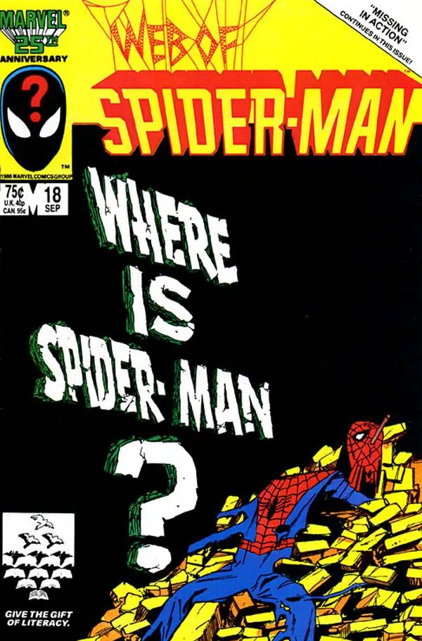 Cover of Web of Spider-Man #18