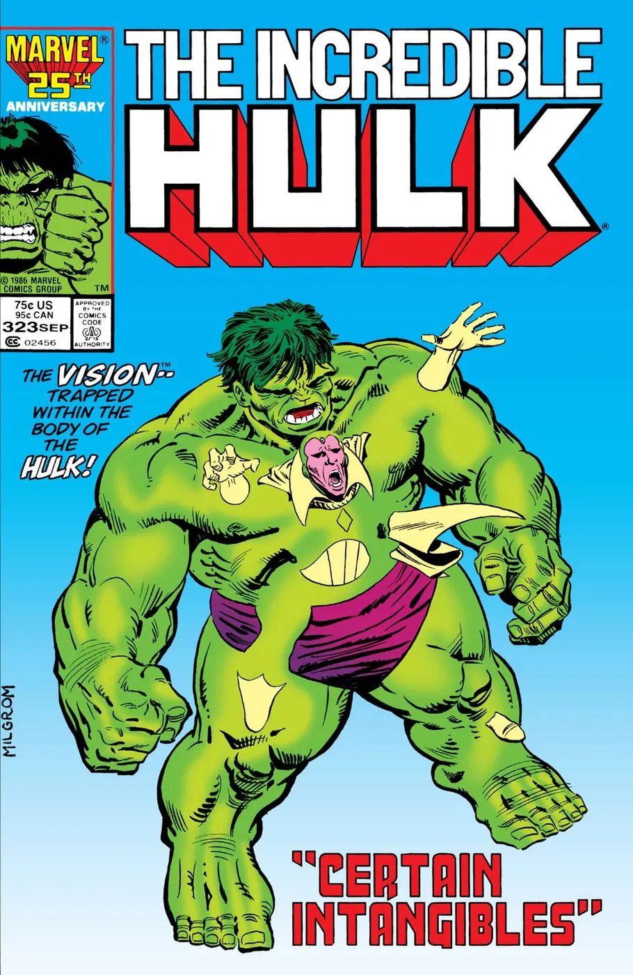Cover of The Incredible Hulk #323