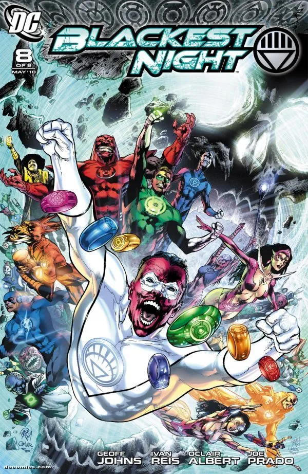 Cover of Blackest Night #8