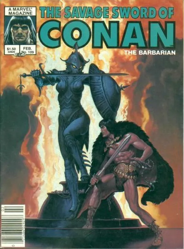 Cover of The Savage Sword of Conan #109