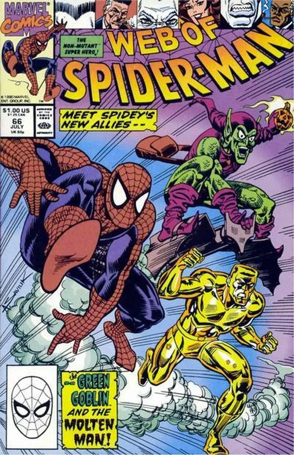 Cover of Web of Spider-Man #66