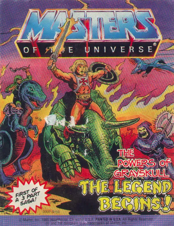 Cover of Masters of the Universe: The Powers of Grayskull: The Legend Begins! #[nn]
