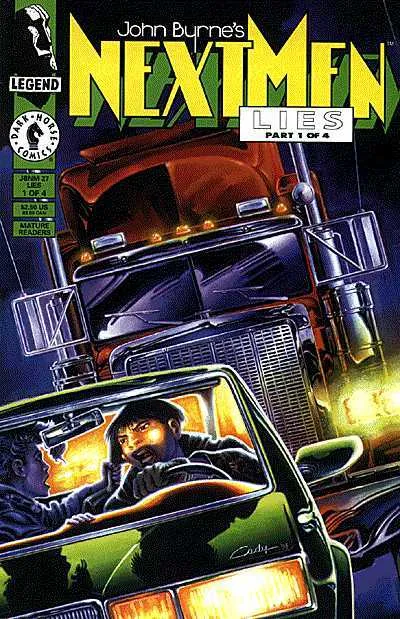 Cover of John Byrne's Next Men #27