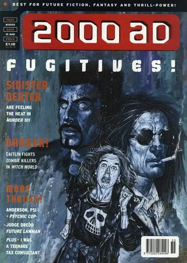 Cover of 2000 AD #1055